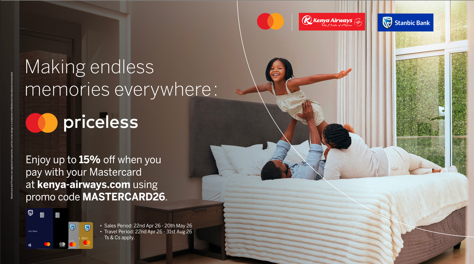 Stanbic, Mastercard priceless and KQ deal